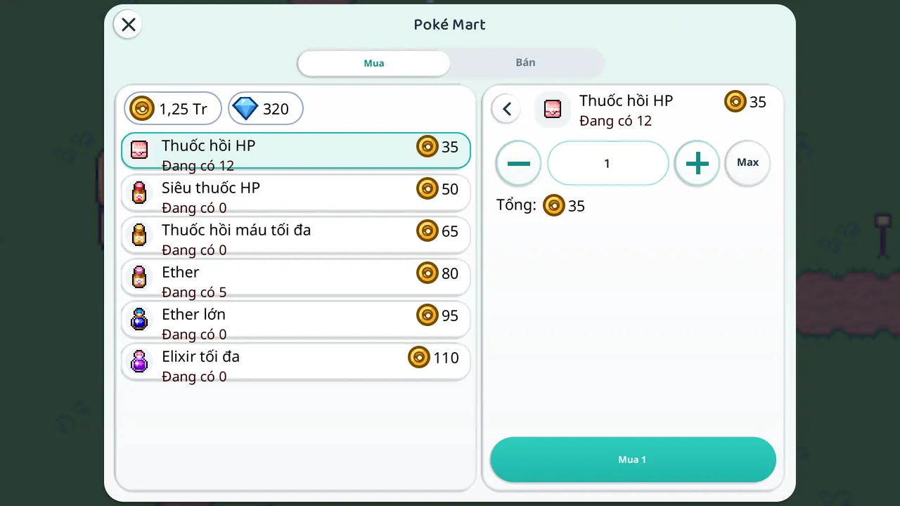 Ảnh trong game: Poké Mart